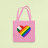 ZShowTime vászontáska - HUN Pride Szív
